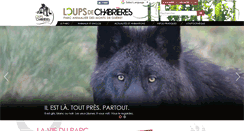 Desktop Screenshot of loups-chabrieres.com